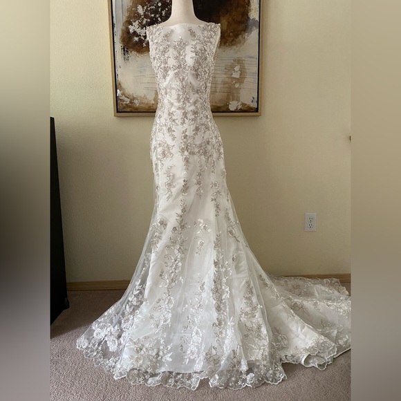 Maggie Sottero Dresses & Skirts - Maggie Sottero aspen wedding bridal gown dress size 6 ~